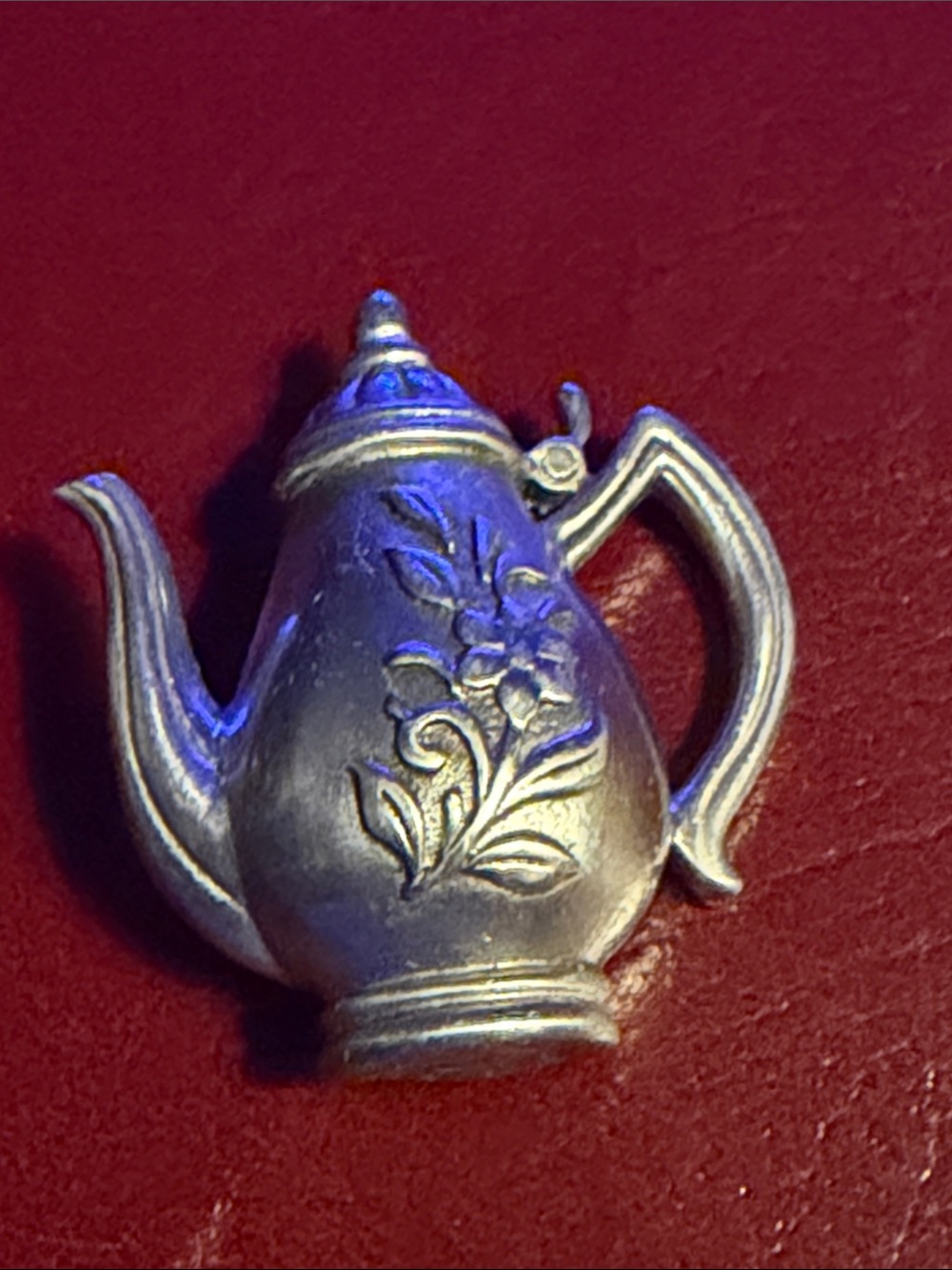 Vintage JJ Jonette Tea Pot Brooch 🐈‍⬛
